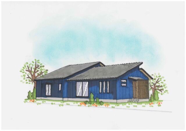 平屋のような暮らしやすさを実現した2階建て住宅