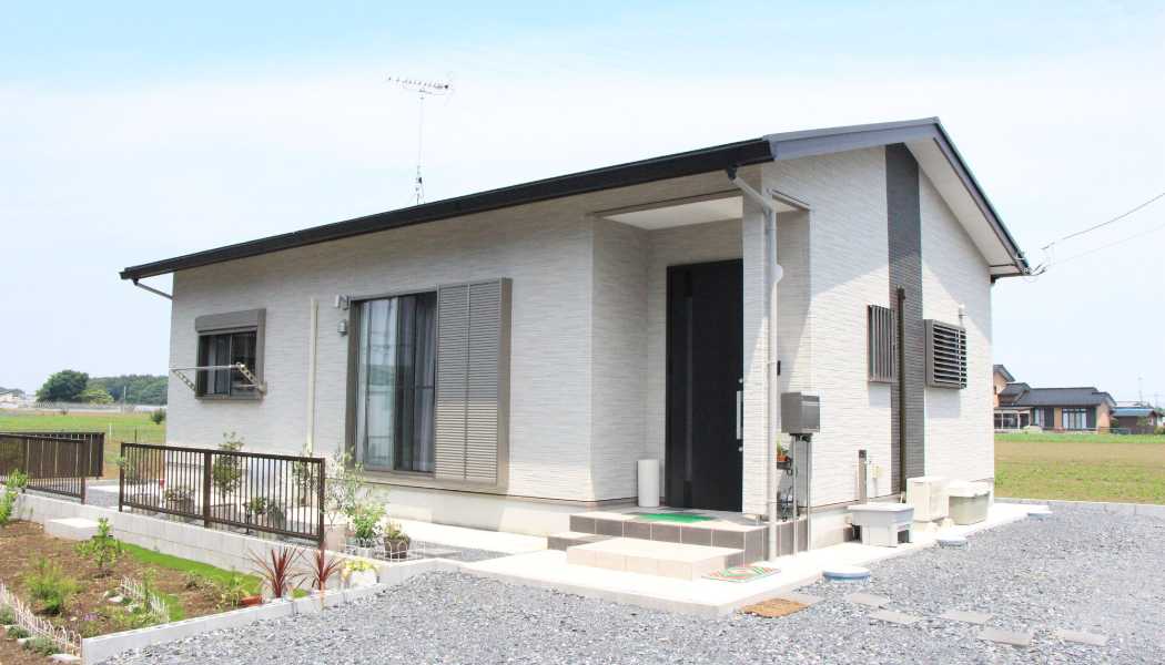 筑西市の工務店が建てる平屋住宅の外観