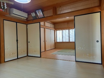 和室二間改修工事After